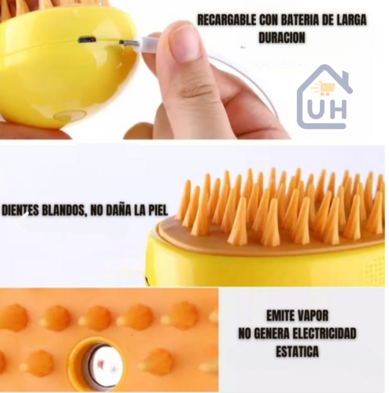 CEPILLO AL VAPOR PARA MASCOTAS.