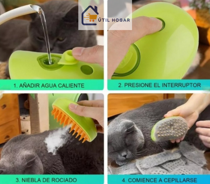 CEPILLO AL VAPOR PARA MASCOTAS.